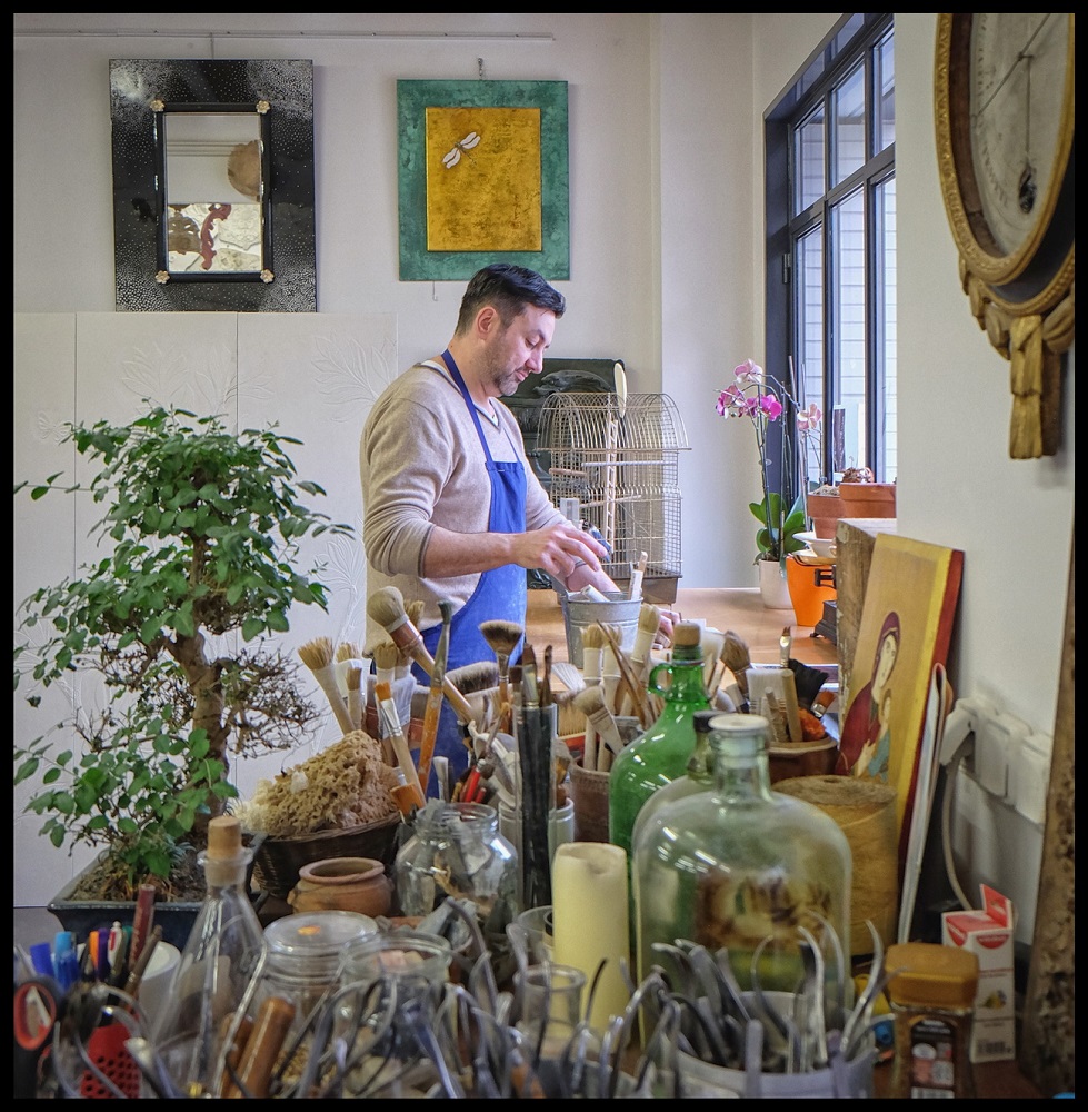 L'atelier de dorure, Cour de l'Industrie
