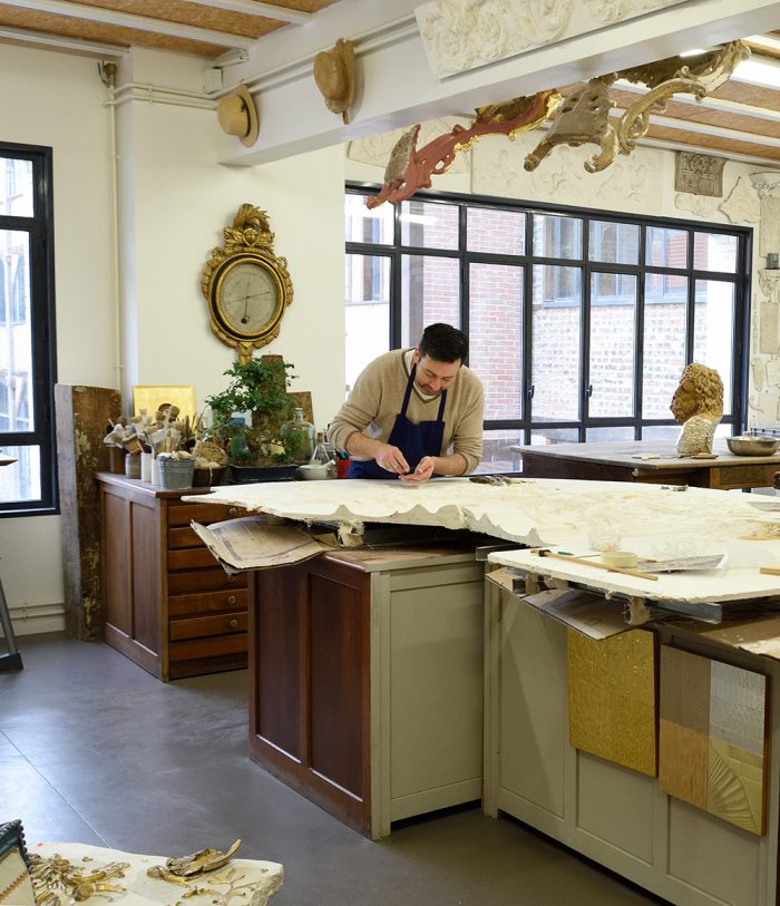 L'atelier du Nombre d'Or, travail de restauration